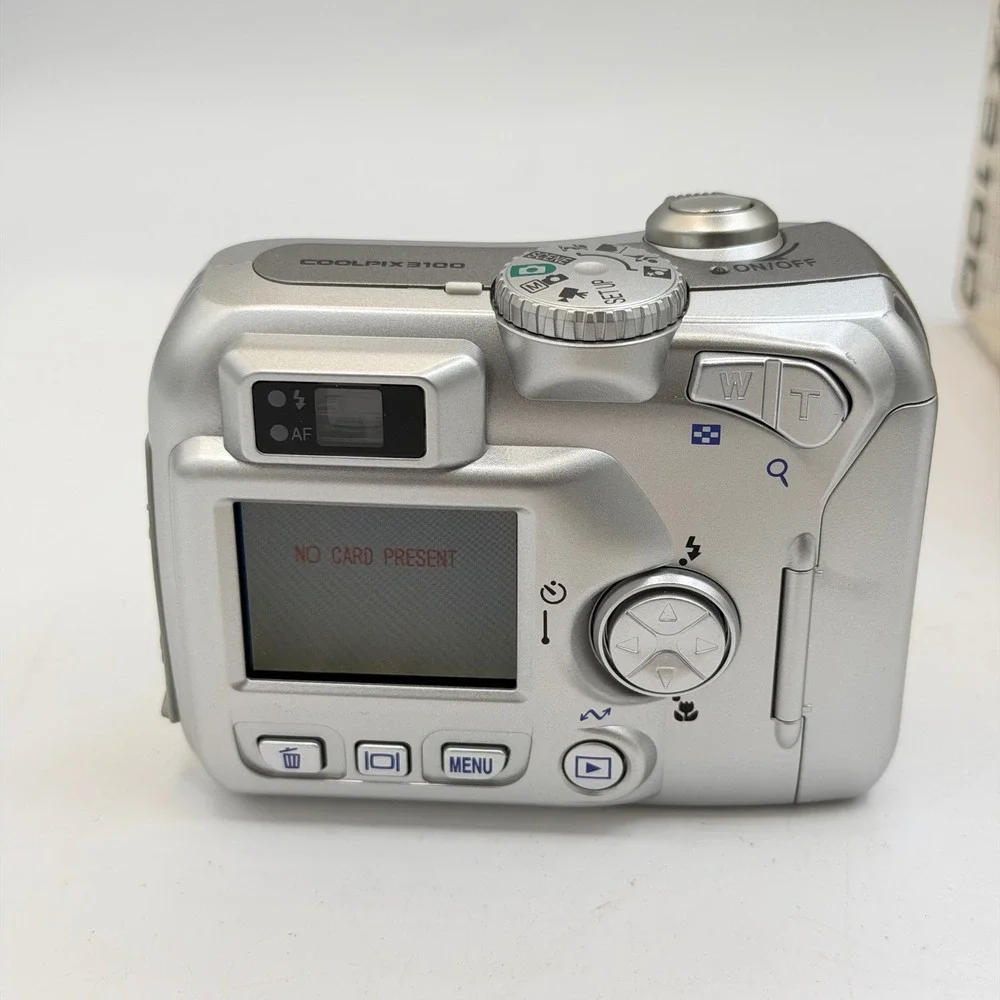 Nikon Coolpix 3100 Digital Camera Silver 3.2MP 3x Optical Zoom Boxed Bundle